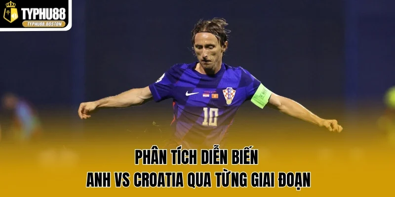 Phân tích diễn biến Anh vs Croatia qua từng giai đoạn
